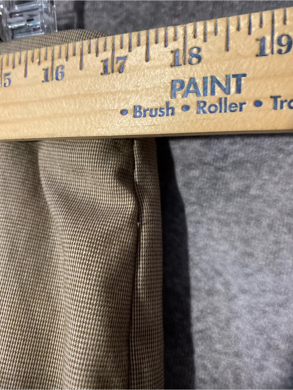 212 Collection Womens Dress Pants Size 14 Average Classic Fit Tan Houndstooth - Picture 5 of 10